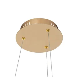 Design hanglamp goud 40 cm incl. LED 3-staps dimbaar - Anello