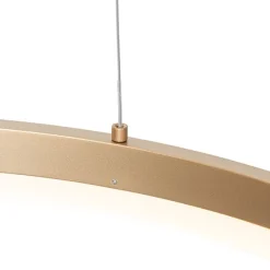 Design hanglamp goud 60 cm incl. LED 3-staps dimbaar - Anello