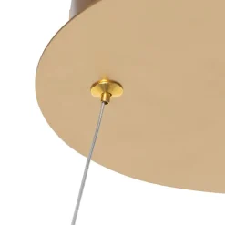 Design hanglamp goud 60 cm incl. LED 3-staps dimbaar - Anello