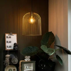 Design hanglamp goud - Wire Knock