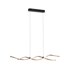 Design hanglamp goud incl. LED dimbaar - Zina