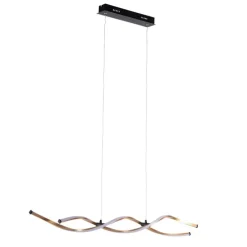 Design hanglamp goud incl. LED dimbaar - Zina