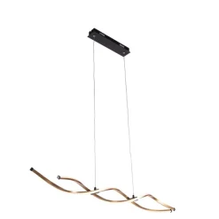 Design hanglamp goud incl. LED dimbaar - Zina