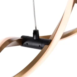 Design hanglamp goud incl. LED dimbaar - Zina