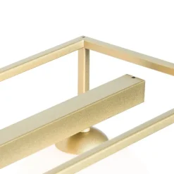 Design hanglamp goud met wit glas 4-lichts - Aniek