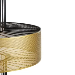 Design hanglamp goud met zwart 50 cm - Tess