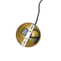 Design hanglamp goud met zwart 30 cm - Tess