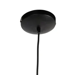 Design hanglamp goud met zwart 50 cm - Marnie