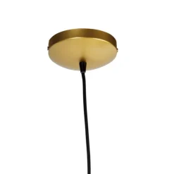 Design hanglamp goud met zwart 40 cm - Tess