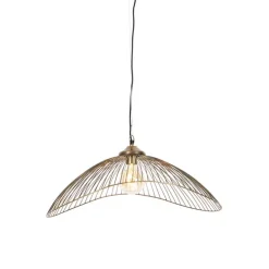 Design hanglamp messing draad 64cm - Pia