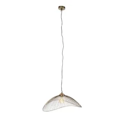 Design hanglamp messing draad 64cm - Pia