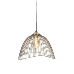 Design hanglamp messing draad 39,8 cm - Pia
