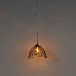 Design hanglamp messing draad 39,8 cm - Pia