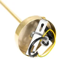 Design hanglamp messing met glas smoke 8-lichts - Explode