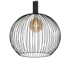 Design hanglamp rond zwart 70 cm - Dos