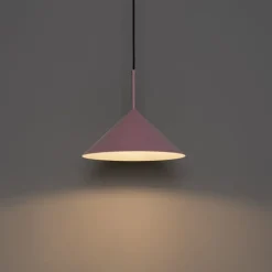 Design hanglamp roze driehoek - Triangolo