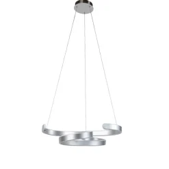 Design hanglamp staal incl. LED 3-staps dimbaar - Frank
