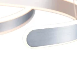 Design hanglamp staal incl. LED 3-staps dimbaar - Frank