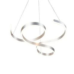 Design hanglamp staal incl. LED 3-staps dimbaar - Frank