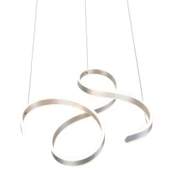 Design hanglamp staal incl. LED 3-staps dimbaar - Frank