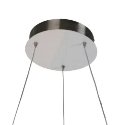 Design hanglamp staal incl. LED 3-staps dimbaar - Frank