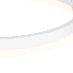 Design hanglamp wit 40 cm incl. LED 3-staps dimbaar - Anello