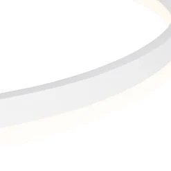 Design hanglamp wit 60 cm incl. LED 3-staps dimbaar - Anello