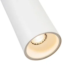 Design hanglamp wit incl. rail adapter 1-fase - Iconic Tubo