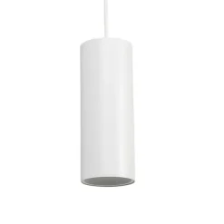 Design hanglamp wit incl. rail adapter 1-fase - Iconic Tubo