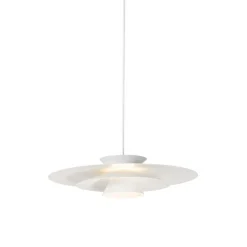 Design hanglamp wit incl. LED 3-staps dimbaar - Pauline