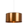 Design hanglamp wit met koper kap 50 cm - Combi 1