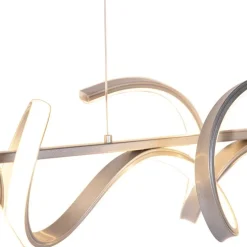 Design hanglamp zilver dimbaar incl. LED - Krisscross