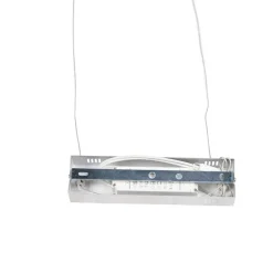 Design hanglamp zilver dimbaar incl. LED - Krisscross