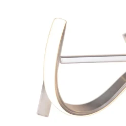 Design hanglamp zilver dimbaar incl. LED - Krisscross