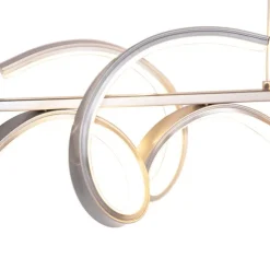 Design hanglamp zilver dimbaar incl. LED - Krisscross