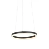 Design hanglamp zwart 40 cm incl. LED 3-staps dimbaar - Anello