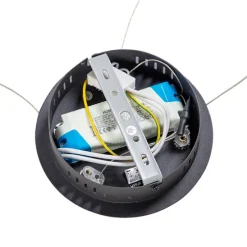 Design hanglamp zwart 40 cm incl. LED 3-staps dimbaar - Anello