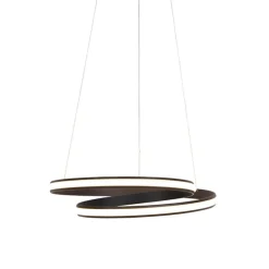 Design hanglamp zwart 55 cm incl. LED - Rowan