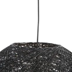 Design hanglamp zwart bol 45cm - Corda