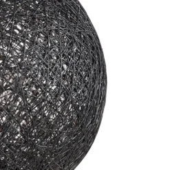 Design hanglamp zwart bol 45cm - Corda