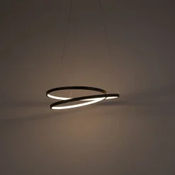 Design hanglamp zwart 55cm incl. LED dimbaar - Rowan