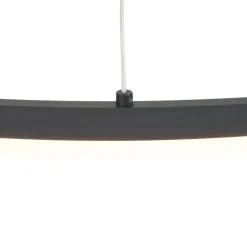 Design hanglamp zwart 120cm incl. LED 3-staps dimbaar - Anello