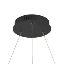 Design hanglamp zwart 120cm incl. LED 3-staps dimbaar - Anello