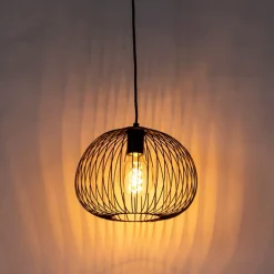 Design hanglamp zwart draad - Wire Dough
