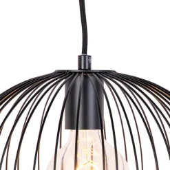 Design hanglamp zwart draad - Wire Dough