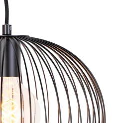 Design hanglamp zwart draad - Wire Dough