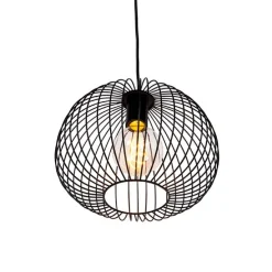 Design hanglamp zwart draad - Wire Dough