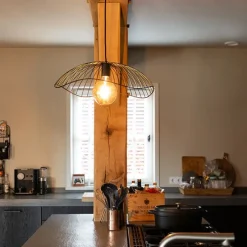 Design hanglamp zwart draad 50cm - Pua