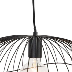 Design hanglamp zwart draad 50cm - Pua
