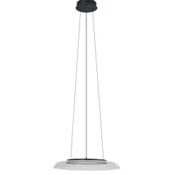 Design hanglamp zwart en transparant 3-staps dimbaar - Scacrylic